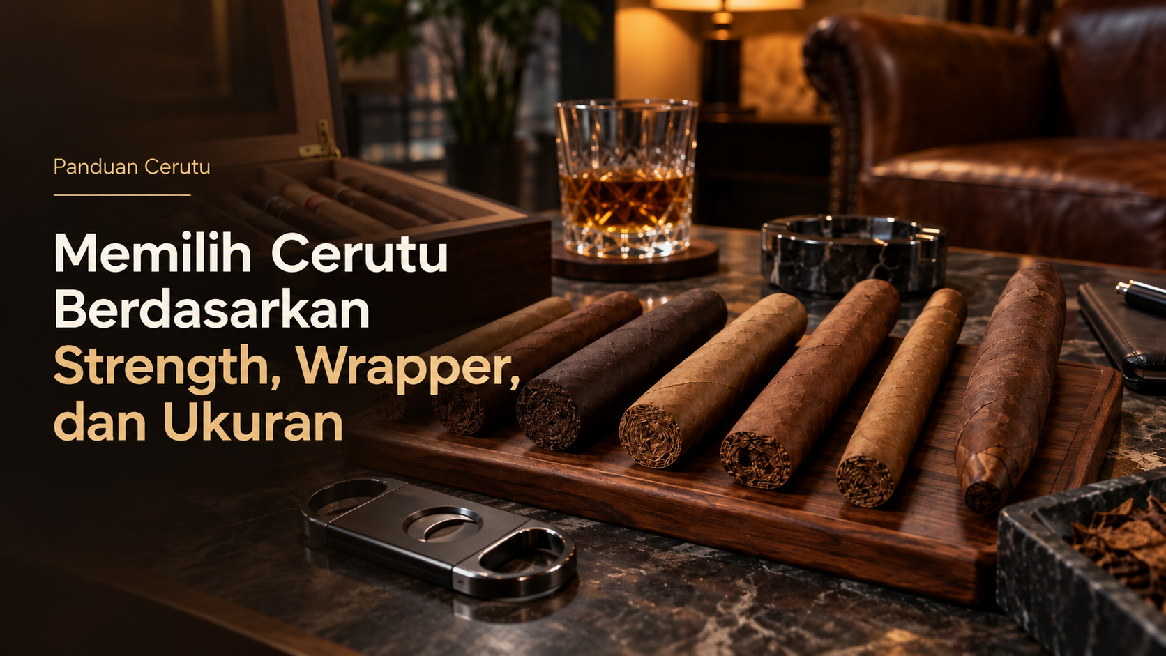 Panduan memilih cerutu berdasarkan strength wrapper dan ukuran sesuai preferensi