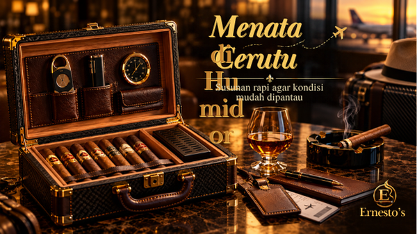 Cara Menata Cerutu di Humidor agar Mudah Dipantau
